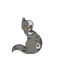 Monster Kitty Society Enamel Pin Glow In The Dark - Norse Goddess Hel Cat - Hard Enamel Pin