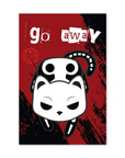 Monster Kitty Society Prints Go Away Socket - Postcard Mini Art Print