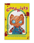 Monster Kitty Society Prints Good Kitty Doll - Chucky - Postcard Mini Art Print