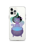 Monster Kitty Society iPhone 12 Pro Runa the Witch Cat - iPhone Case