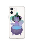 Monster Kitty Society iPhone 12 Runa the Witch Cat - iPhone Case