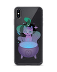 Monster Kitty Society iPhone XS Max Runa the Witch Cat - iPhone Case