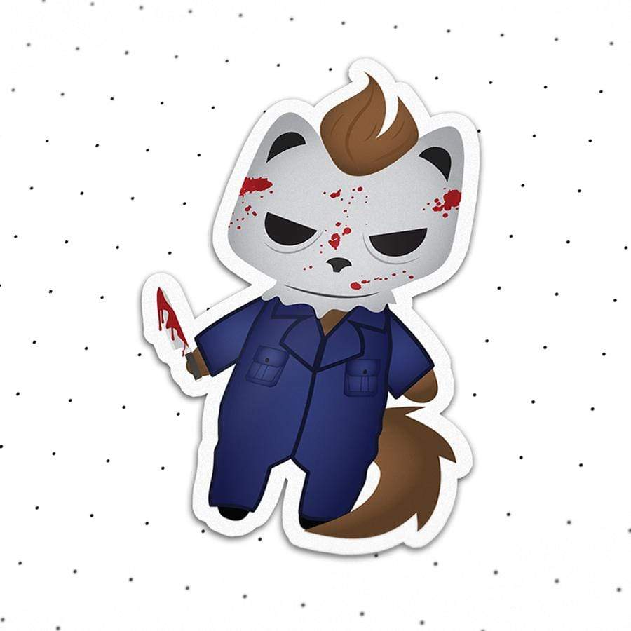 Monster Kitty Society Michael Meowers Vinyl Sticker