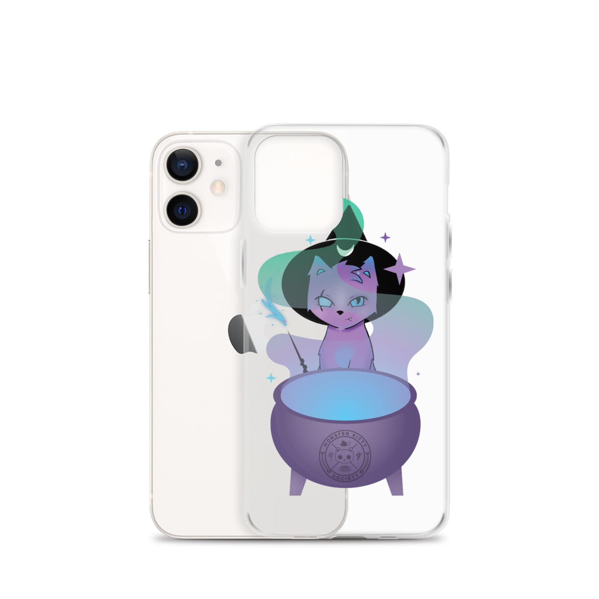 Monster Kitty Society Runa the Witch Cat - iPhone Case