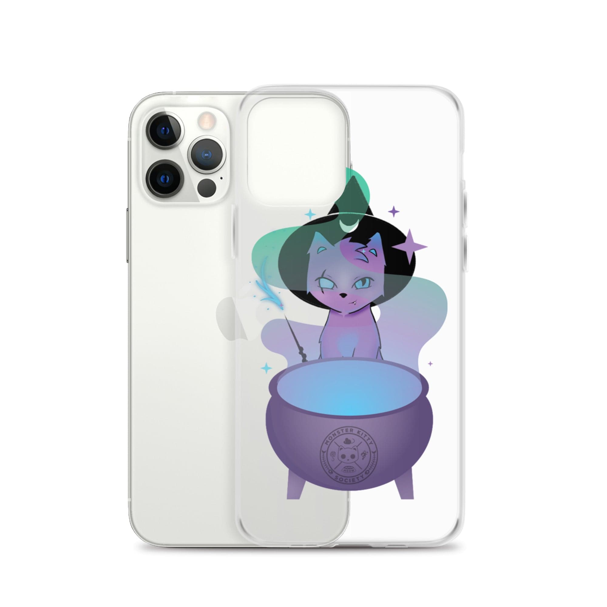Monster Kitty Society Runa the Witch Cat - iPhone Case