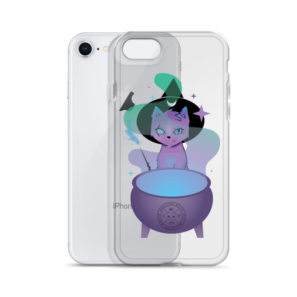 Monster Kitty Society Runa the Witch Cat - iPhone Case