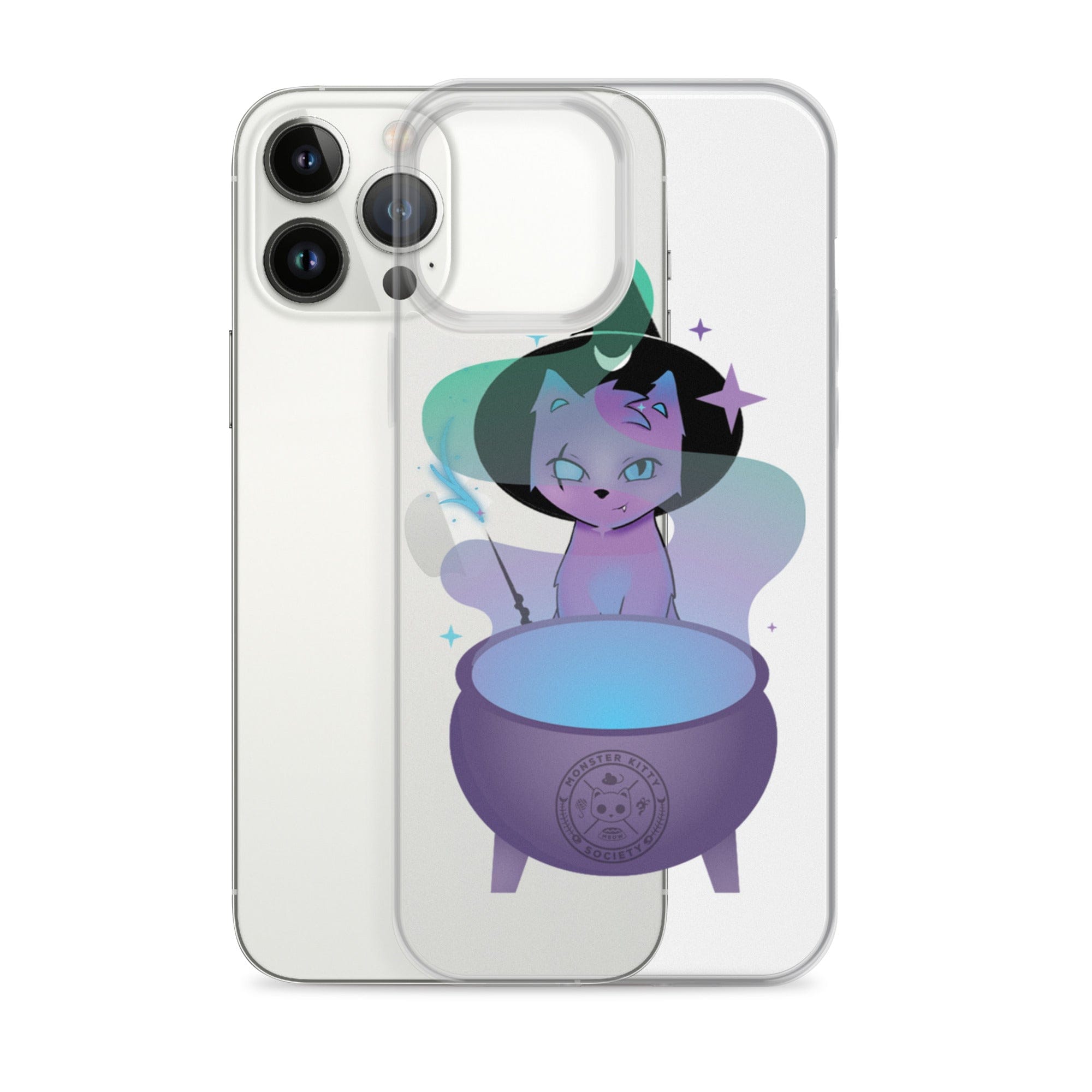 Monster Kitty Society Runa the Witch Cat - iPhone Case