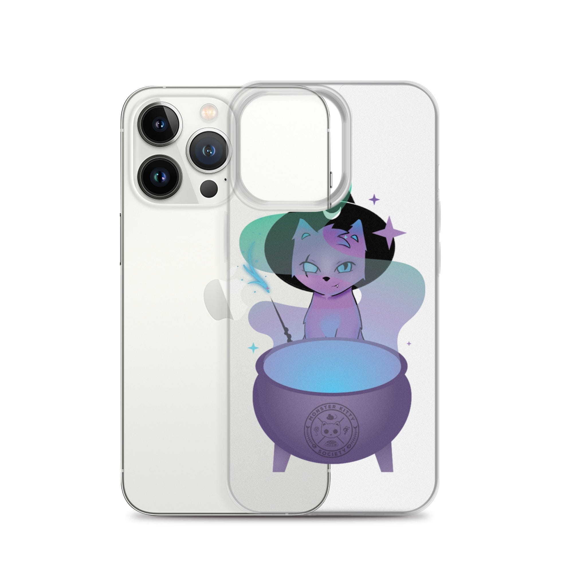 Monster Kitty Society Runa the Witch Cat - iPhone Case