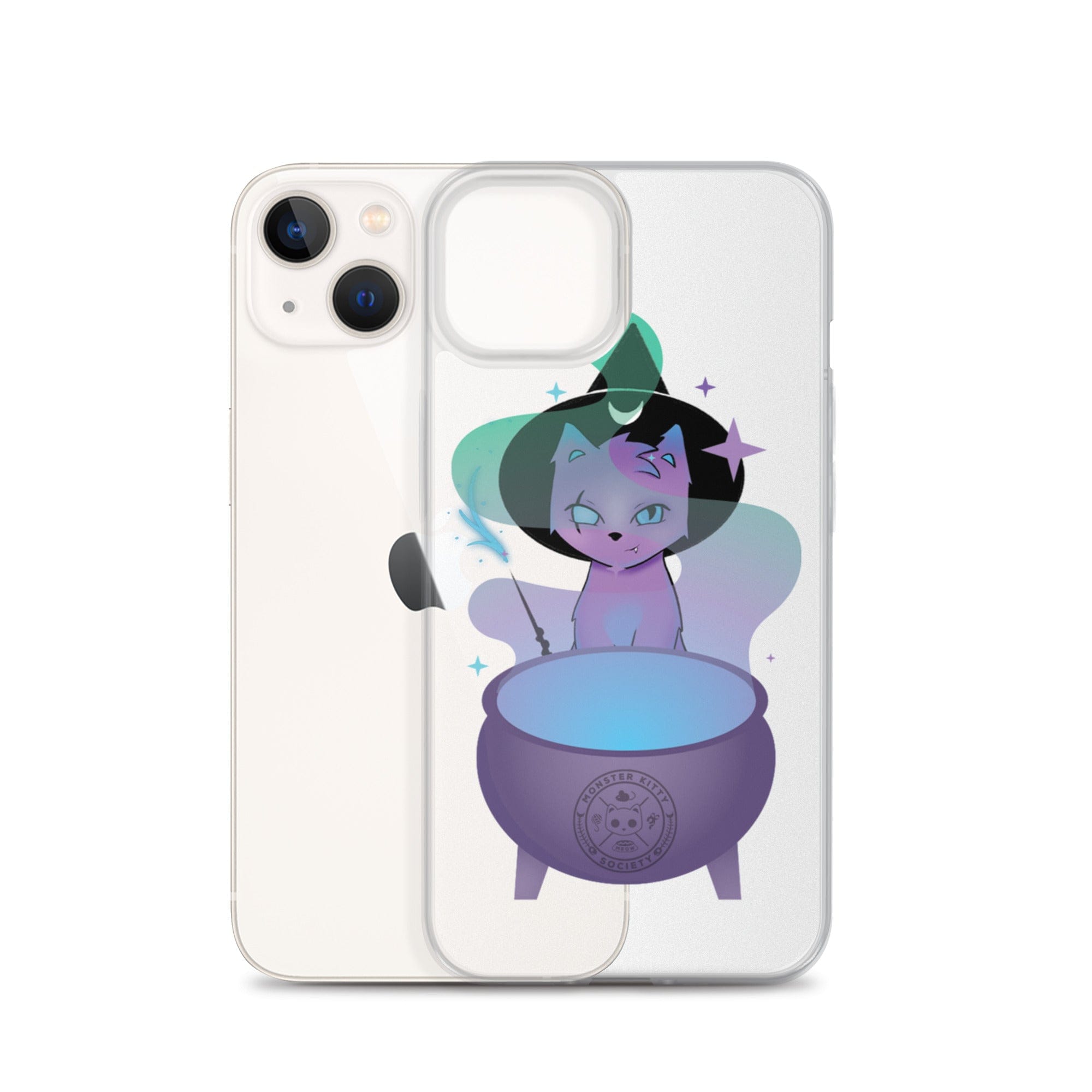 Monster Kitty Society Runa the Witch Cat - iPhone Case