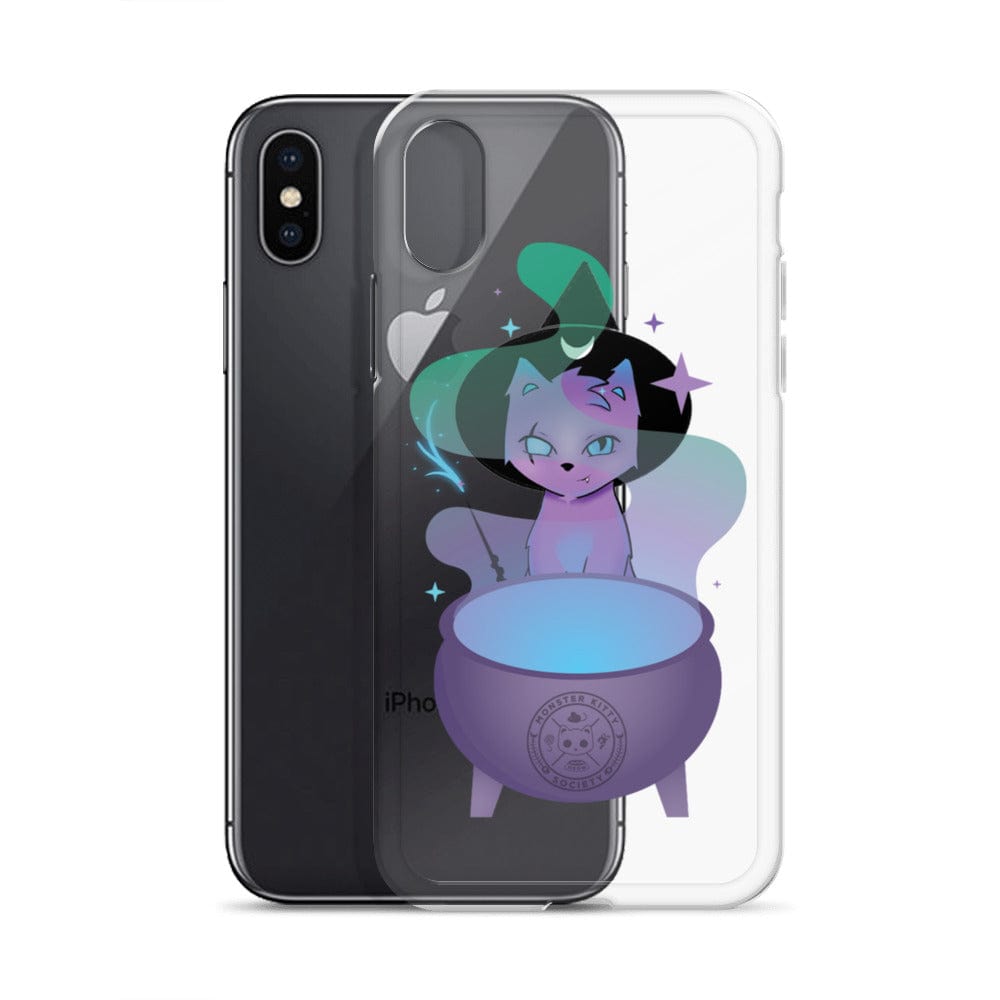 Monster Kitty Society Runa the Witch Cat - iPhone Case