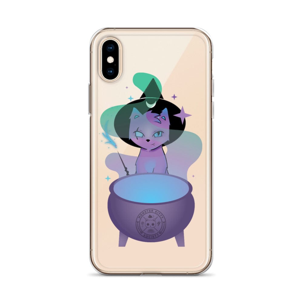 Monster Kitty Society Runa the Witch Cat - iPhone Case