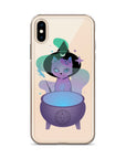 Monster Kitty Society Runa the Witch Cat - iPhone Case