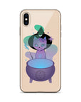 Monster Kitty Society Runa the Witch Cat - iPhone Case