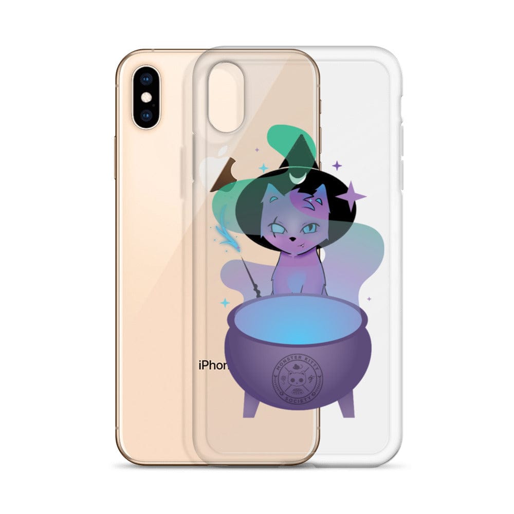 Monster Kitty Society Runa the Witch Cat - iPhone Case
