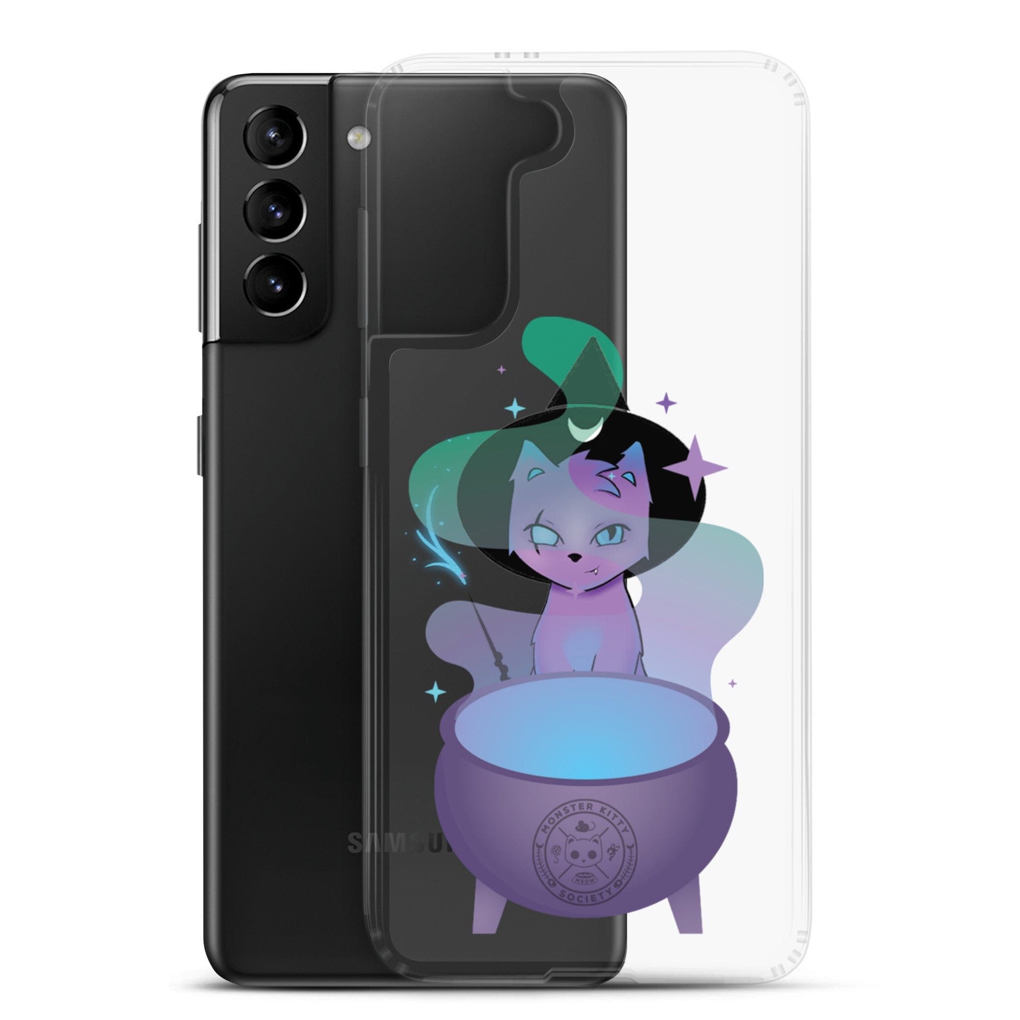 Monster Kitty Society Runa the Witch Cat - Samsung Case