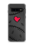 Monster Kitty Society Samsung Galaxy S10 Stitches & Heart - Samsung Case