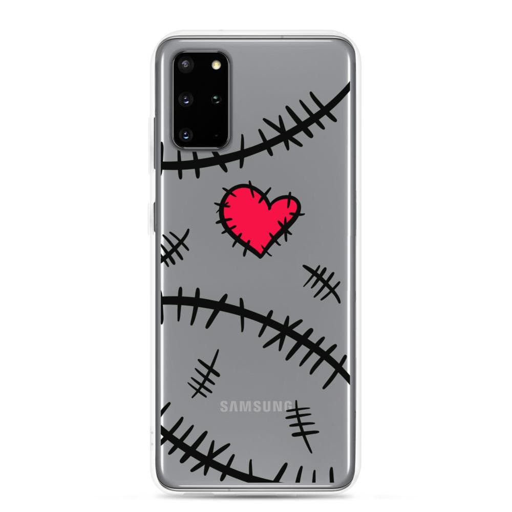 Monster Kitty Society Samsung Galaxy S20 Plus Stitches &amp; Heart - Samsung Case