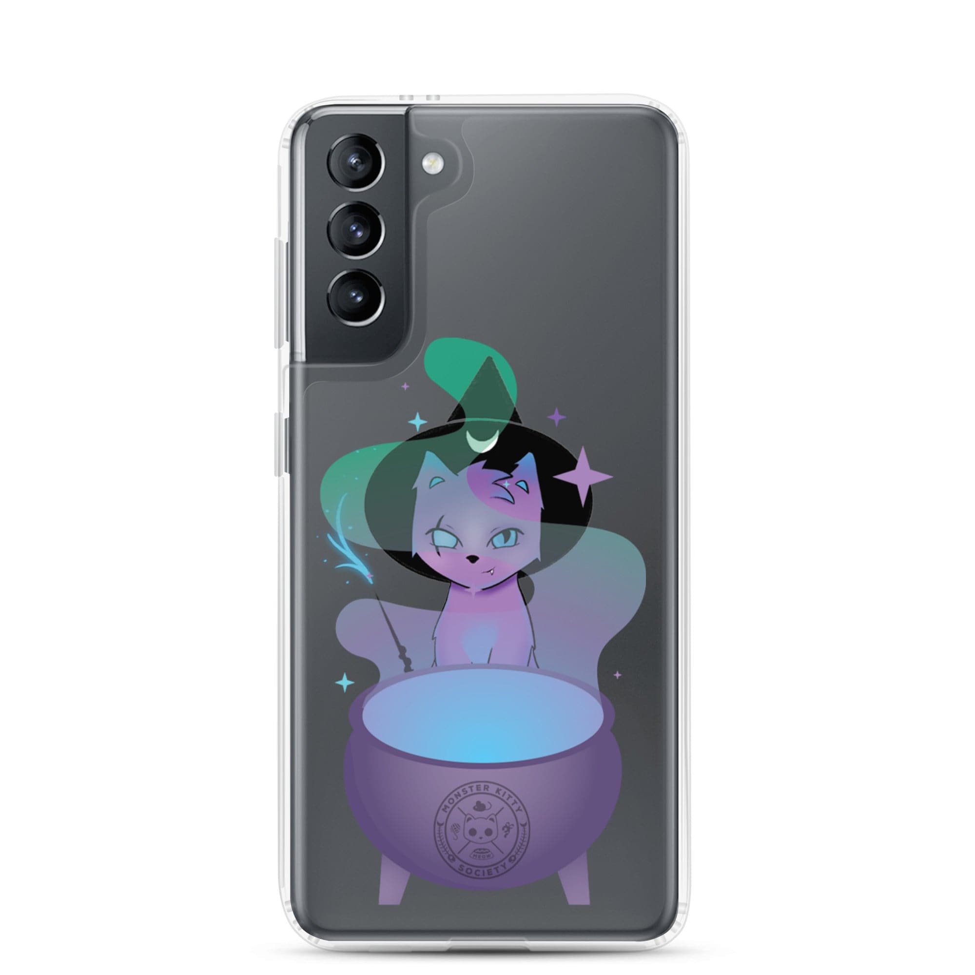 Monster Kitty Society Samsung Galaxy S21 Runa the Witch Cat - Samsung Case