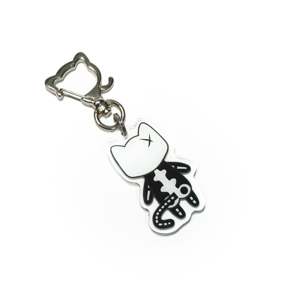 Monster Kitty Society Charms Socket - Skeleton Cat - Cat Charm