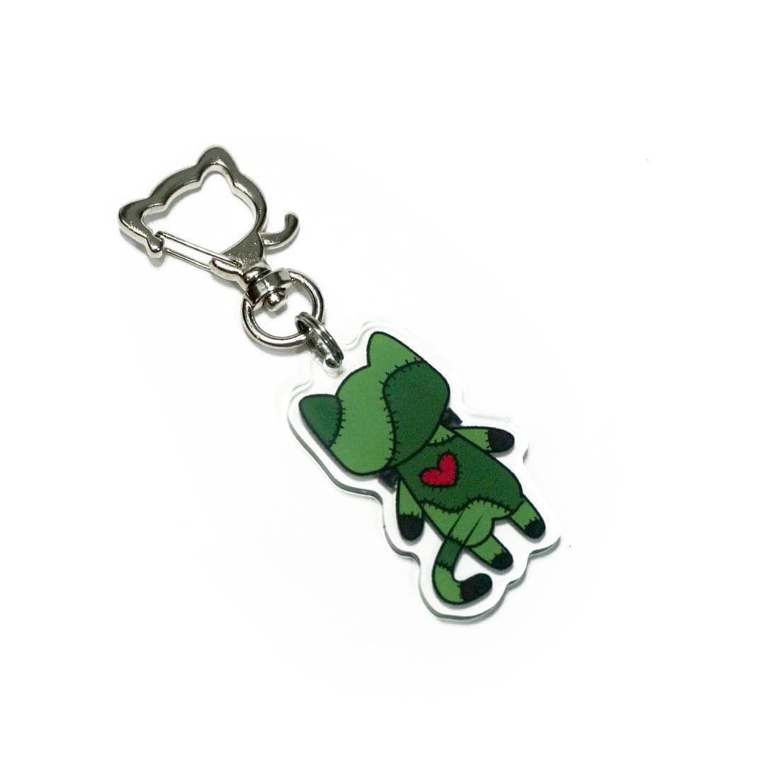 Monster Kitty Society Charms Stitches - Frankenstein Cat - Cat Charm