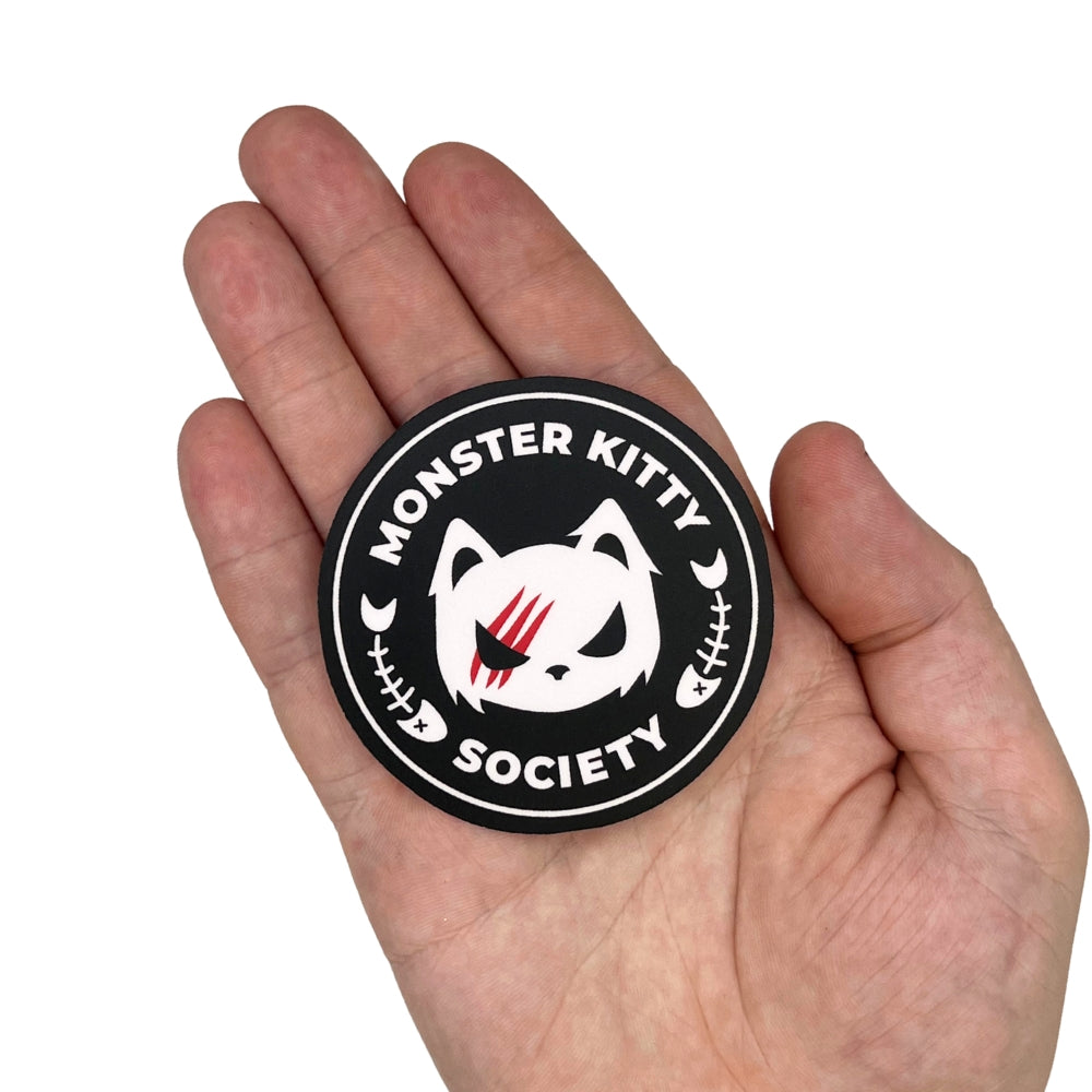 Monster Kitty Society Logo Vinyl Sticker
