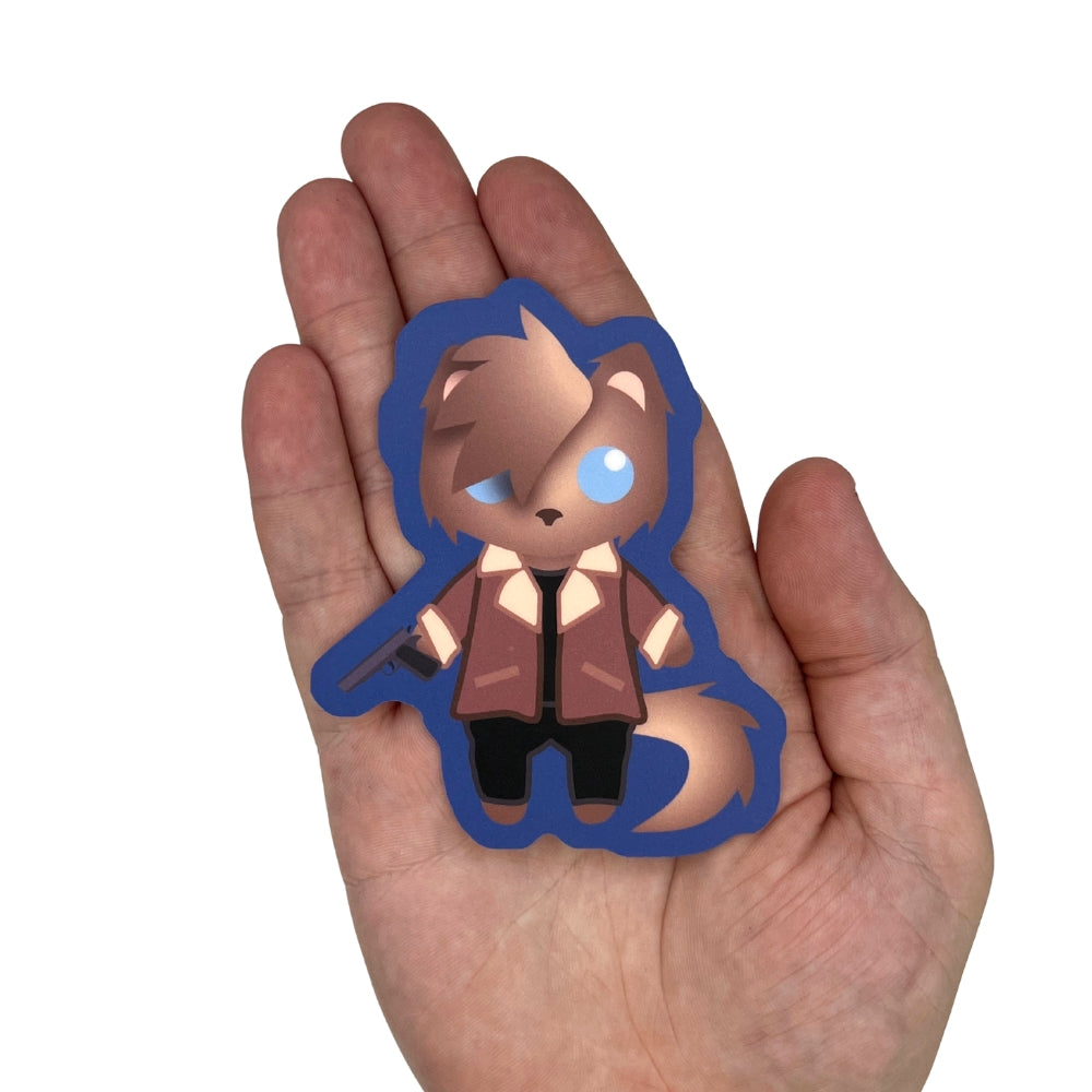 Leon Kitty Vinyl Sticker
