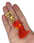 Scorch the Dragon Cat Keychain