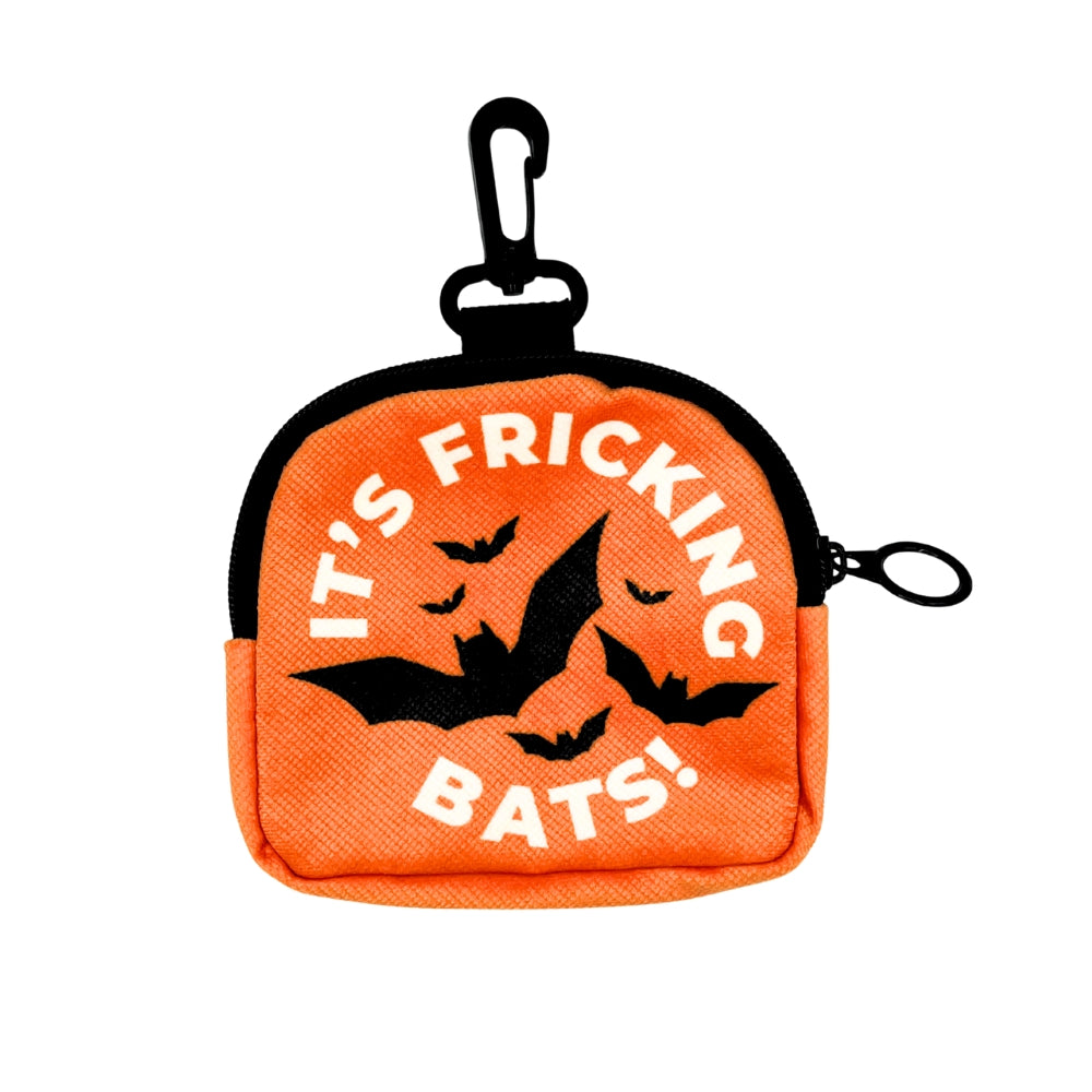 Bats Zip Pouch Clip Bag