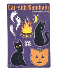 Cat-sith at Samhain - 6x4 Waterproof Vinyl Sticker Sheet