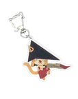 Triangle Cat Acrylic Keychain