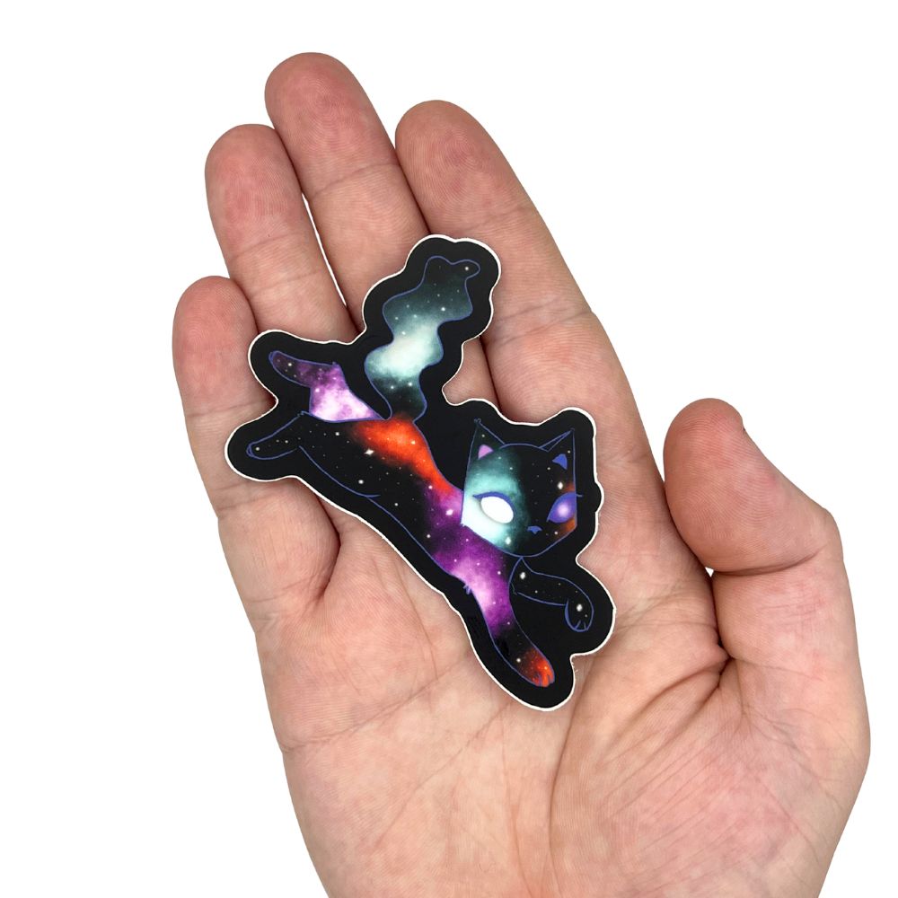 Supernova the Galaxy Cat - Vinyl Sticker