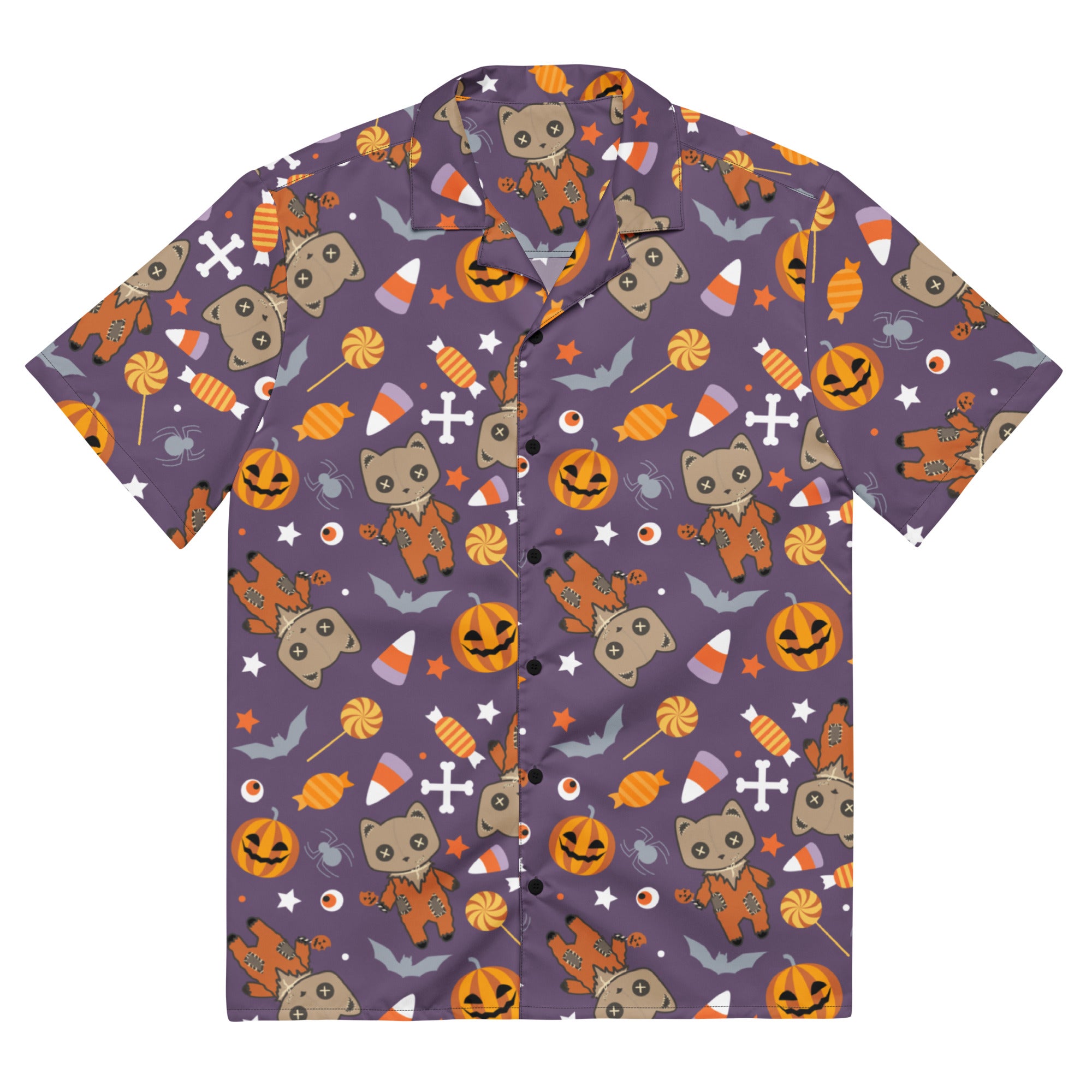 Halloween Spirit Sam Unisex Button-Up Shirt