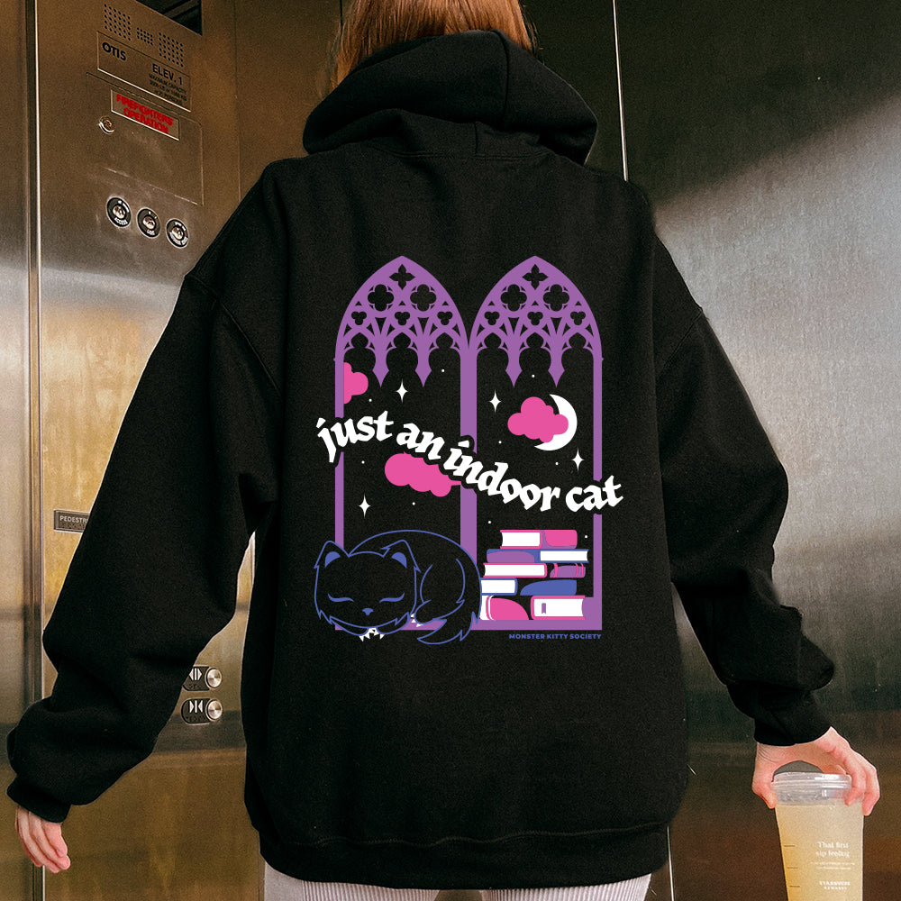 *PRE-ORDER* Just An Indoor Cat - Graphic Hoodie