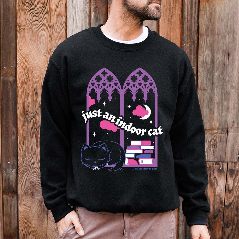 *PRE-ORDER* Just An Indoor Cat - Graphic Sweatshirt