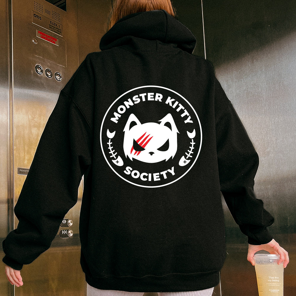 *PRE-ORDER* Monster Kitty Society - Glow In The Dark - Graphic Hoodie