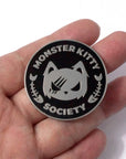 Monster Kitty Society Enamel Pin