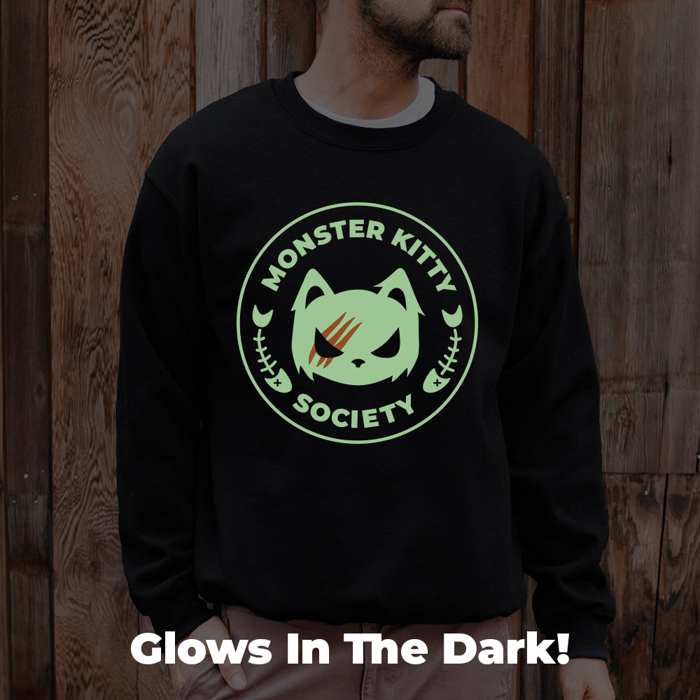 *PRE-ORDER* Monster Kitty Society - Glow In The Dark - Graphic Sweatshirt