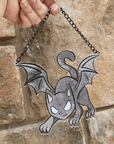 Lyon the Cat Gargoyle Acrylic Wall Hanging