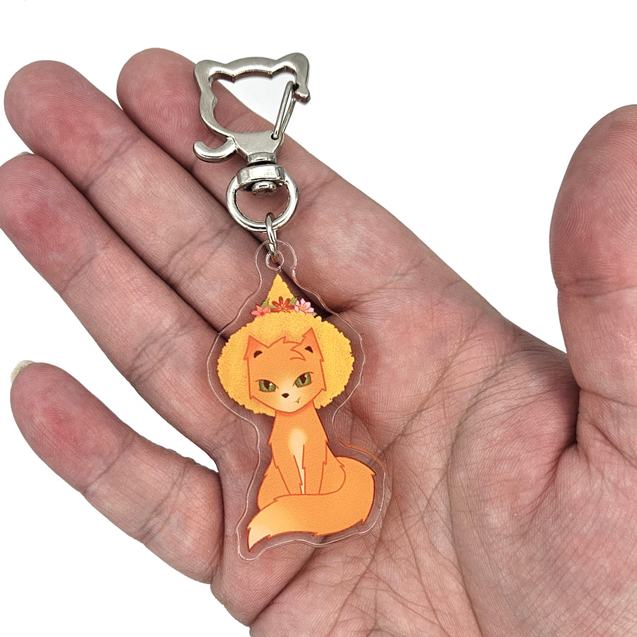 Summer Witch Cat Charm