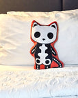 Socket the Skeleton Cat Mini Pillow Plush