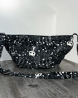 Monster Kitty Society Crescent Bag
