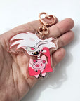 Pink Spider Demon Keychain