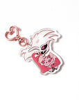 Pink Spider Demon Keychain