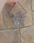Lyon the Cat Gargoyle Acrylic Wall Hanging