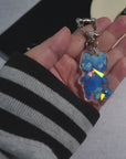 Sapphire the Crystal Cat Keychain