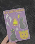 Cat-sith at Samhain - 6x4 Waterproof Vinyl Sticker Sheet