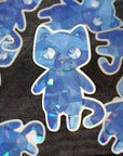 Sapphire the Crystal Cat - Vinyl Sticker