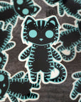 Sonar the Deep Sea Cat - Clear Vinyl Sticker