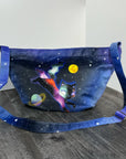Supernova the Galaxy Cat Crescent Bag