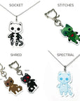 Monster Kitty Society Phone Charm Create Your Own Earrings